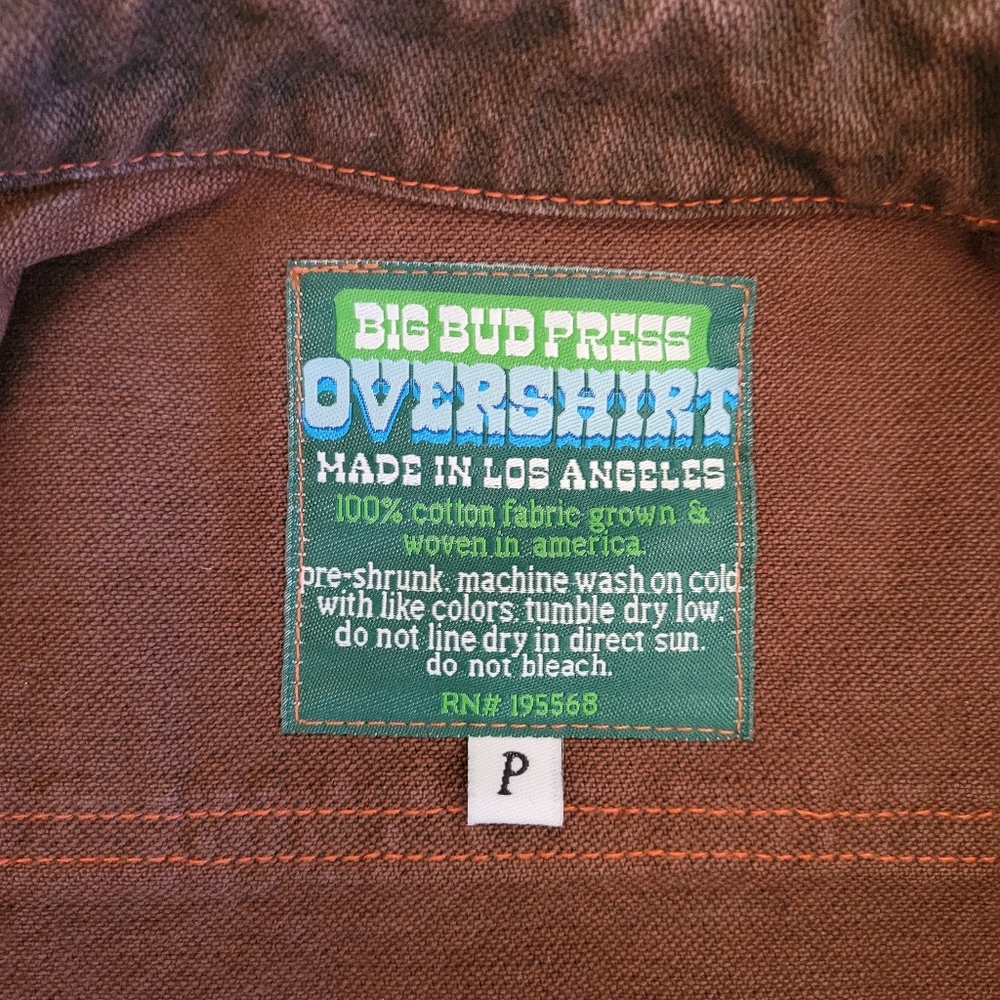 Big Bud Press Brown Workshirt Jacket - Picture 2 of 2